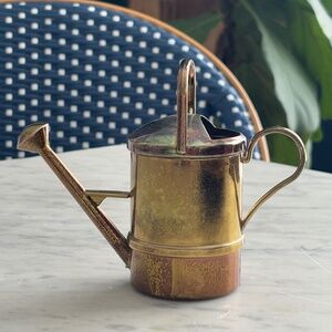 Small copper watering can